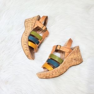 Korks by kork-Ease mticolor wedges